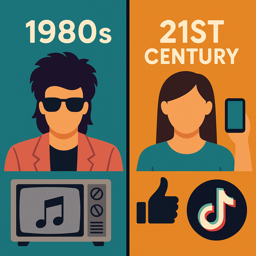 1980s vs modern culture, lifestyle differences by decade, 21st-century values vs 1980s, social change over time